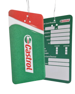Castrol Ölzettel / Ölwechselanhänger